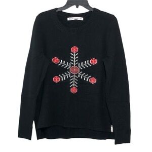 NWT Woolrich Women's Snowflake Motif Mohair Wool Blend Sweater size M